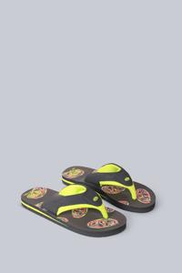 Зеленые детские шлепанцы Jekyl из переработанного материала Animal, зеленый