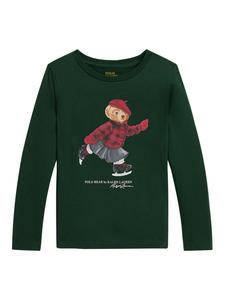 Блузка regular fit 312P00435500 Polo Ralph Lauren, зеленый