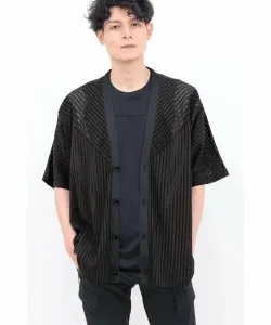 Кардиган Russel в сетчатую полоску Tornado Mart, цвет Charcoal