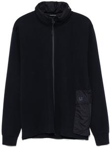 Хлопковый кардиган на молнии C.P. Company, синий