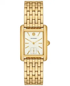 Женские часы-браслет Eleanor из нержавеющей стали с золотистым покрытием, 34 мм Tory Burch