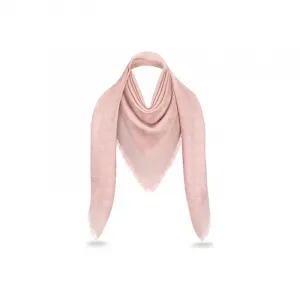 LOUIS VUITTON Шелковый трикотажный шарф, Rose Red