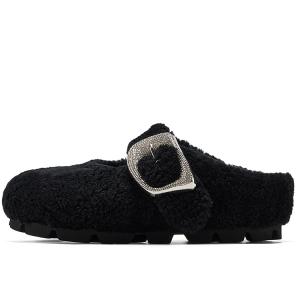 GG CC Fuzzy Closed Toe тапочки женские GG-CC, черный