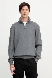 Свитер из смесовой шерсти Paul&Shark, серый