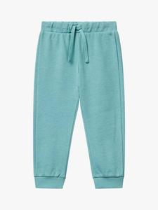 Детские хлопковые джоггеры с кулиской Benetton, Green