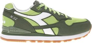 Мужские кроссовки Diadora N.92 на шнуровке, повседневные - зеленые