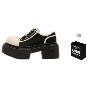 Compass Casual Одинарные Туфли Женские Черно-Белые SMFK