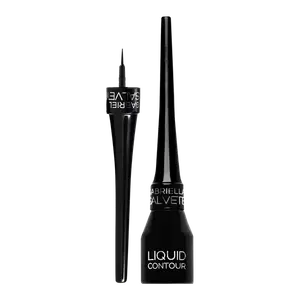 Подводка для глаз 09, 4 мл Gabriella Salvete Liquid control, цвет black to the routes