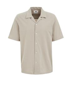 Приталенная рубашка на пуговицах WE Fashion, цвет Cappuccino