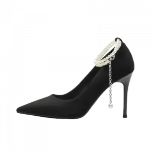 Xingdiman Туфли на высоком тонком каблуке женские, черные