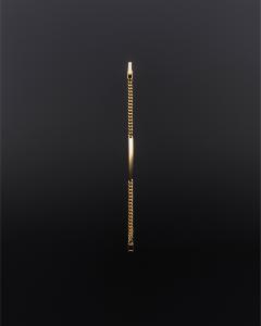 Браслет-идентификатор из желтого золота 18 карат Saint Laurent