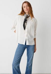 Блузка на пуговицах LANGARM FAMIGA OPUS, белый