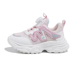 Babaya Скользоустойчивые, антиударные и дышащие низкие детские повседневные кроссовки pink white kids'