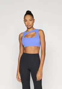 Спортивный бюстгальтер zenvy с легкой поддержкой Nike Performance, Sapphire/White