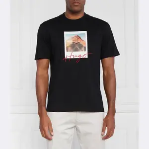 Футболка Driceto 10233396 01 стандартного кроя Hugo, черный