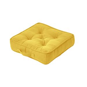 Подушка для сидения Homescapes, 40x40x8 см, желтый