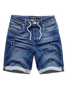 Тканевые шорты Amaci&Sons, темно-синий