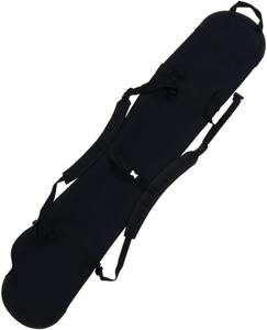 POPETPOP Легкий чехол для хранения лыжного снаряжения и сноуборда для путешествий и активного отдыха, Black
