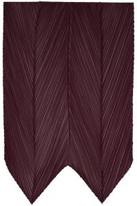 Pleats Please Issey Miyake Бордовый шарф января