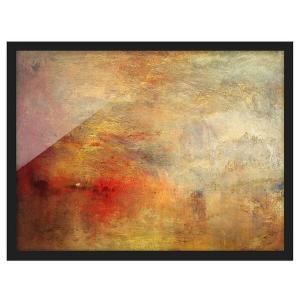 Картина Bilderwelten Sonnenuntergang über einem See I, оранжевый