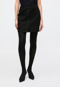 Юбка Armani Exchange Denim skirt, Black Denim/Black