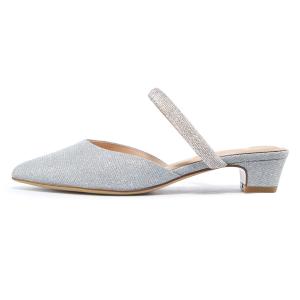 Мюли женские с закрытым носком женские Harson, серебряный