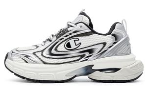 Кроссовки женские с низким верхом, черные/белые Champion