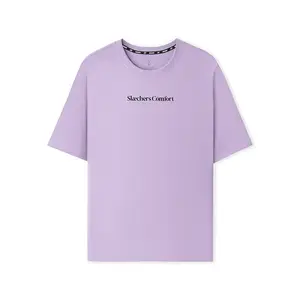 Skechers Спортивная футболка Unisex Lavender в стиле лайфстайл, быстросохнущая