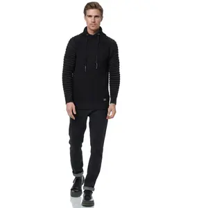 Вязаный свитер Rusty Neal с уютным воротником-шалькой, черный