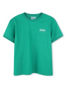 Kenzo Kids футболка с логотипом, зеленый
