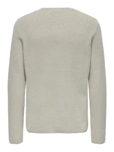 Вязаный свитер ONLY & SONS "ONSERIC REG 12 STRUC CREW KNIT", цвет Silver Lining