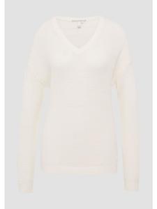 Вязаный свитер в цвете 0200_cream QS