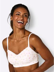 Белый бюстгальтер без косточек с принтом WITT WEIDEN