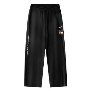 Nike Клубные брюки AS OH Pant Swoosh NF вязаные спортивные штаны Unisex черные