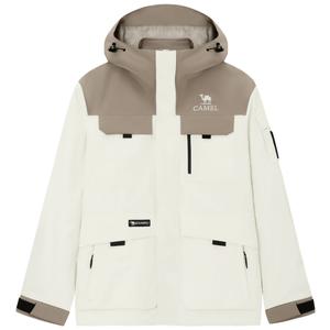 CAMEL Капсульная ветровка для мужчин, Desert Gray/Warm White