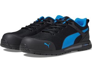 Кроссовки PUMA Safety Levity Knit Low ASTM EH, цвет Black/Blue