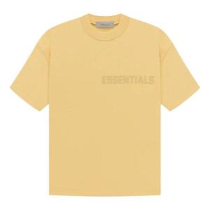Футболка ss23 logo tee 'light tuscan' Fear Of God Essentials, желтый