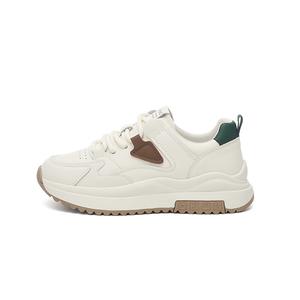 Кроссовки для образа жизни Женские низкие Daphne, бежевый/зеленый