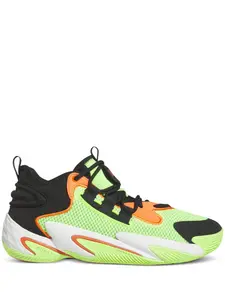 Кроссовки BYW Select Solar Green/Impact Orange/Core Adidas, зеленый