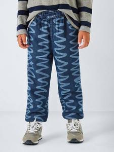 Детские джинсы Squiggle John Lewis, Blue Denim