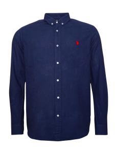 Рубашка на пуговицах классического кроя U.S. POLO ASSN., темно-синий