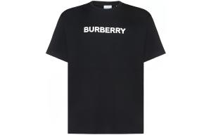 Футболка с круглым вырезом Burberry с логотипом, цвет Black