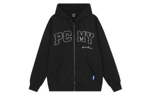 Толстовка с флисовой подкладкой Unisex PCMY, черный