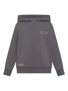 Хлопковое худи Sun68 Kids, серый