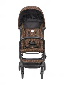 Прогулочная коляска Bunx с логотипом FF Fendi Kids, коричневый
