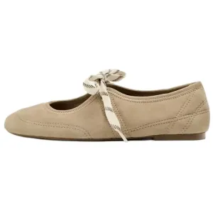 ZARA Повседневные однобортные туфли женские коричневые