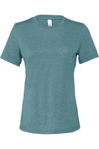Футболка свободного кроя из джерси Bella + Canvas для женщин и женщин, цвет deep teal