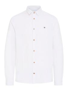 Рубашка на пуговицах классического кроя Kronstadt Heart, от белого