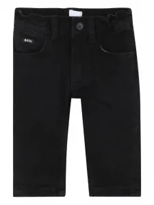 Джинсы с логотипом BOSS Kidswear, черный