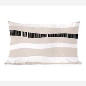MuchoWow Декоративная подушка Диванная подушка Декоративная подушка для гостиной 60 x 40 см Линия - Пастель - Минимализм - Узор - Чехлы для подушек - Декоративные чехлы для подушек - Декоративные чехлы для подушек, мультиколор